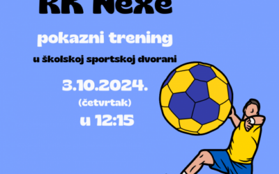 NAJAVA: Poziv za treninge rukometa svim zainteresiranim učenicima