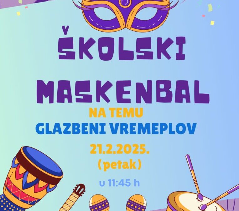 NAJAVA: Maskenbal