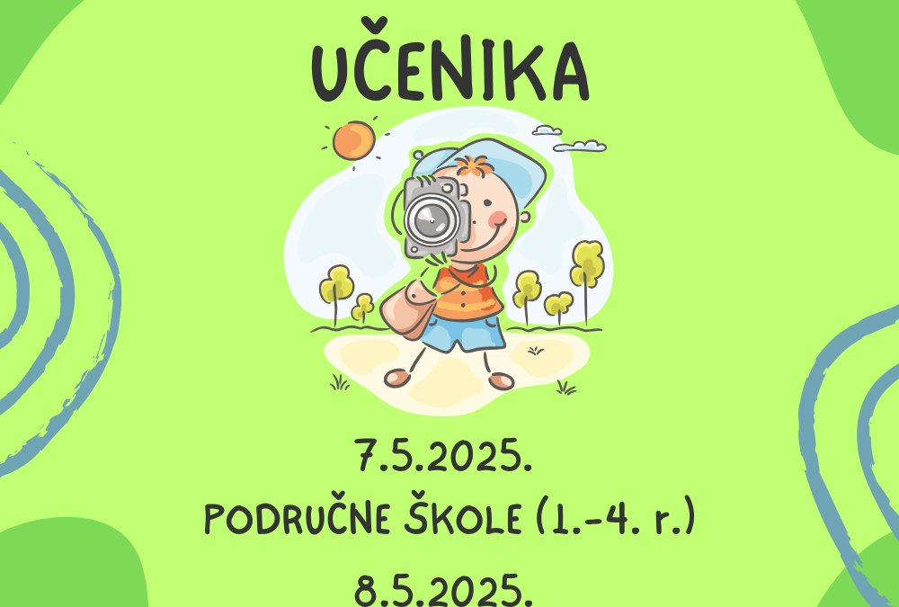 NAJAVA: Fotografiranje učenika