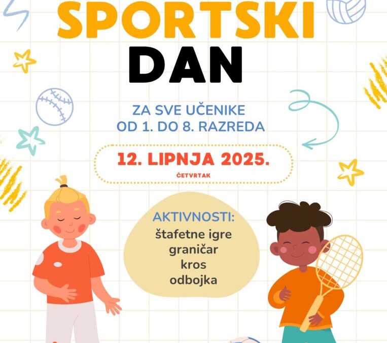 NAJAVA: Sportski dan