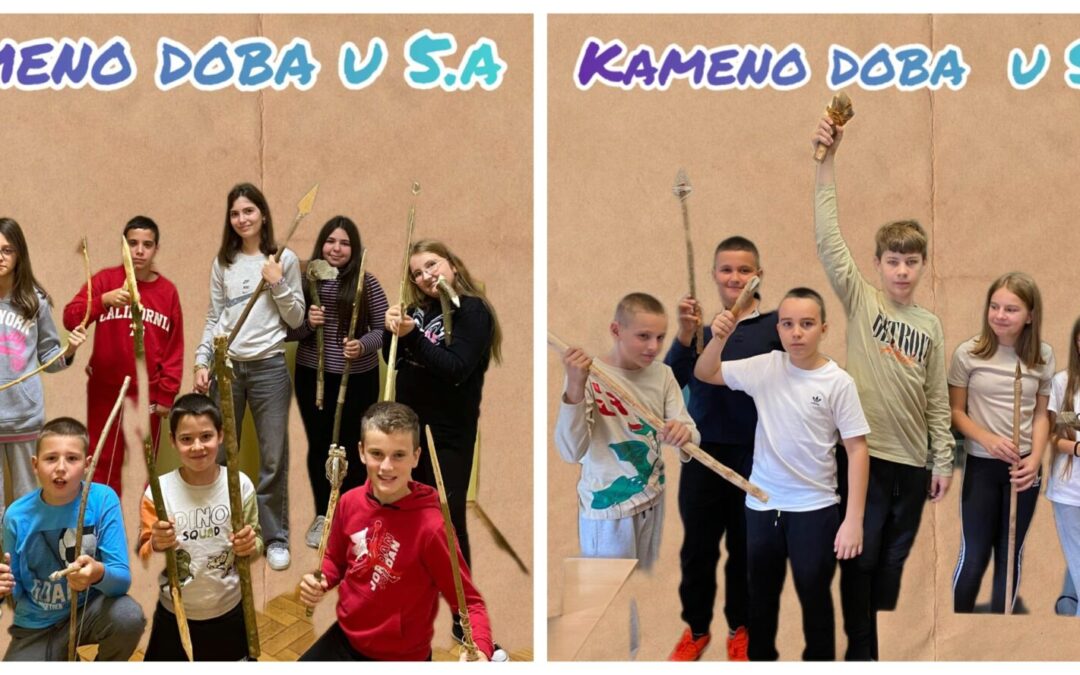 VIJEST: Učenici 5. razreda oživjeli kameno doba