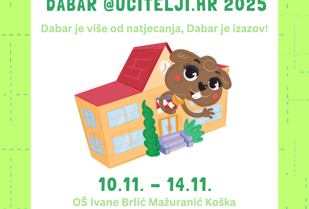 NAJAVA: Bliži nam se natjecanje Dabar