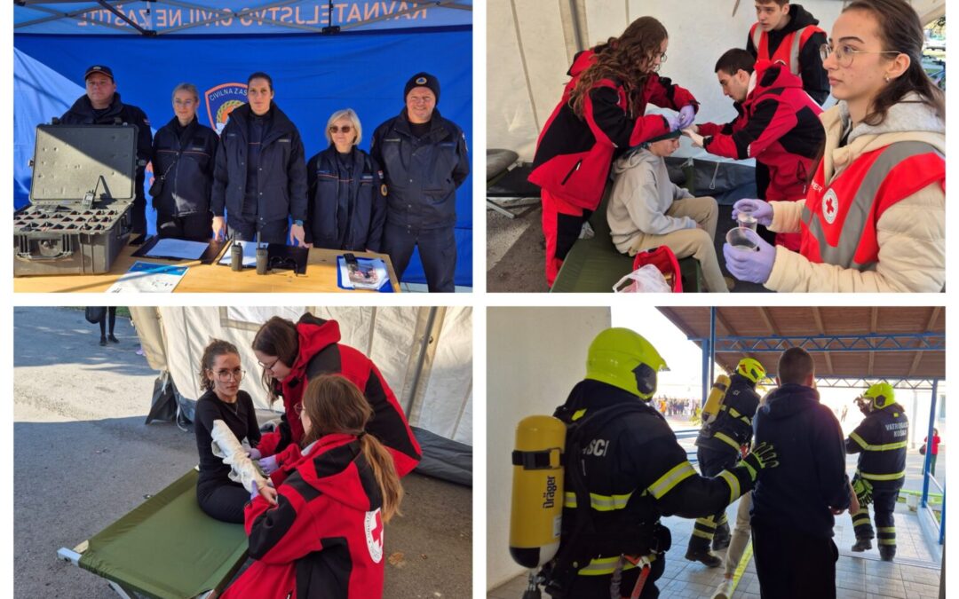 VIJEST: Vježba civilne zaštite “Požar 2025” održana u OŠ Ivane Brlić Mažuranić Koška