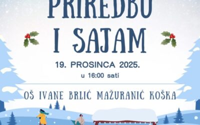NAJAVA: Božićna priredba i sajam