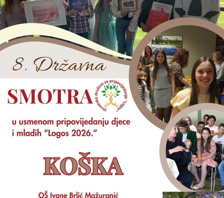 NAJAVA: Mladi pripovjedači stižu u Košku na 8. Državnu smotru pripovijedanja