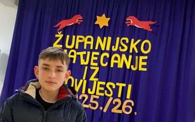 VIJEST: Županijsko natjecanje iz povijesti