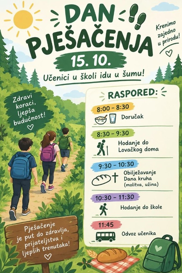 dan pješačenja i dan kruha